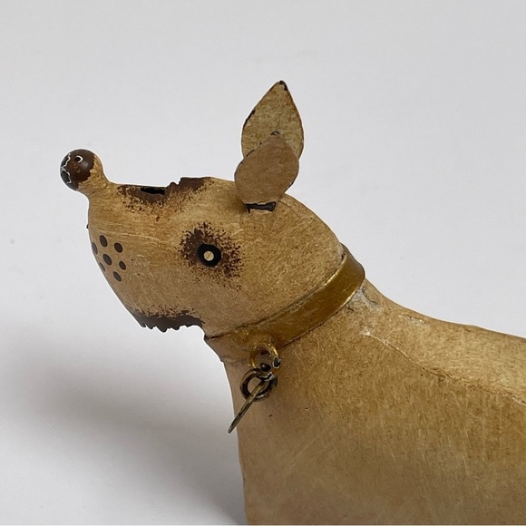 Scottie Dog Metal Figurine with Picture Holder Tail - Picture 3 of 9